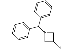 1-BENZHYDRYL-3-IODOAZETIDINE structure, CAS 125735-40-2