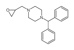 1-BENZHYDRYL-4-(OXIRAN-2-YLMETHYL)PIPERAZINE structure, CAS 111452-72-3