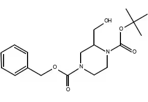1-BENZYL 4-TERT-BUTYL PIPERAZINE-1,4-DICARBOXYLATE structure, CAS 121370-60-3