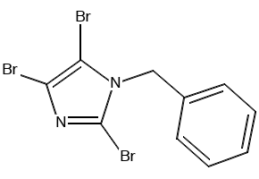 1-BENZYL-2,4,5-TRIBROMO-1H-IMIDAZOLE structure, CAS 31250-80-3