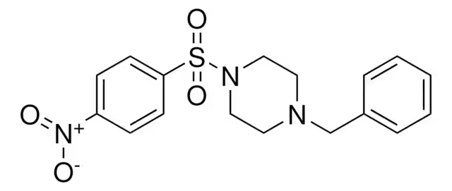 1-BENZYL-4-((4-BROMOPHENYL)SULFONYL)PIPERAZINE structure, CAS 349398-79-4