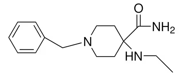 1-BENZYL-4-(ETHYLAMINO)PIPERIDINE-4-CARBOXAMIDE structure, CAS 1027-91-4