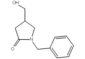 1-BENZYL-4-(HYDROXYMETHYL)PYRROLIDIN-2-ONE structure, CAS 96449-69-3