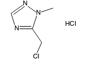 1-BENZYL-5-(CHLOROMETHYL)-1H-1,2,4-TRIAZOLE structure, CAS 885280-92-2