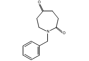 1-BENZYLAZEPANE-2,5-DIONE structure, CAS 154195-30-9