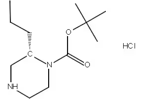 1-BOC-2-PROPYLPIPERAZINE HYDROCHLORIDE structure, CAS 1202993-25-6