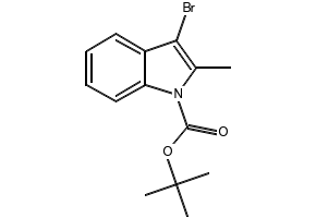 1-BOC-3-BROMO-6-METHYLINDOLE structure, CAS 914349-34-1