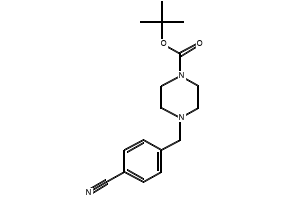 1-BOC-4-(4-CYANOBENZYL)PIPERAZINE structure, CAS 849237-14-5