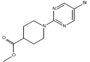 1-BOC-4-(5-BROMOPYRIMIDIN-2-YLOXY)PIPERIDINE structure, CAS 832735-41-8