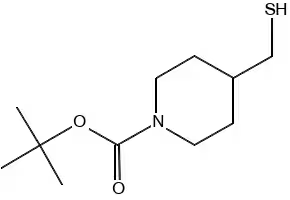 1-BOC-4-(MERCAPTOMETHYL)PIPERIDINE structure, CAS 581060-27-7