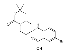 1-BOC-6'-BROMO-4'-OXO-3',4'-DIHYDRO-1'H-SPIRO[PIPERIDINE-4,2'-QUINAZOLINE] structure, CAS 947015-75-0