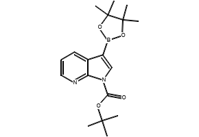 1-BOC-7-AZAINDOLE-3-BORONIC ACID PINACOL ESTER structure, CAS 942070-47-5