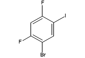 1-BROMO-2,4-DIFLUORO-5-IODOBENZENE structure, CAS 914636-91-2