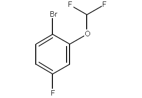 1-BROMO-2-(DIFLUOROMETHOXY)-4-FLUOROBENZENE structure, CAS 954235-83-7