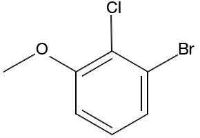 1-BROMO-2-CHLORO-3-METHOXYBENZENE structure, CAS 174913-11-2