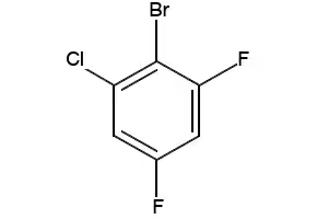 1-BROMO-2-CHLORO-4,6-DIFLOROBENZENE structure, CAS 1020198-58-6