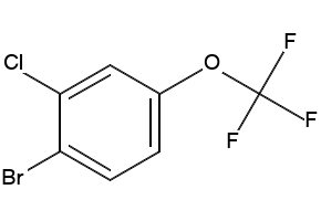 1-BROMO-2-CHLORO-4-(TRIFLUOROMETHOXY)BENZENE structure, CAS 892845-59-9