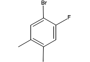1-BROMO-2-FLUORO-3,5-DIMETHYLBENZENE structure, CAS 344-16-1
