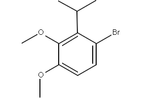 1-BROMO-2-ISOPROPYL-3,4-DIMETHOXYBENZENE structure, CAS 77256-01-0
