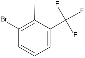 1-BROMO-2-METHYL-3-(TRIFLUOROMETHYL)BENZENE structure, CAS 69902-83-6