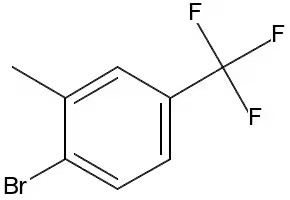 1-BROMO-2-METHYL-4-(TRIFLUOROMETHYL)BENZENE structure, CAS 929000-62-4