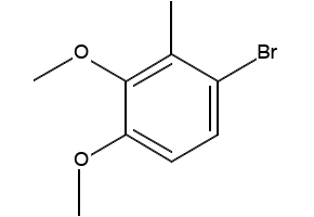 1-BROMO-3,4-DIMETHOXY-2-METHYLBENZENE structure, CAS 74866-17-4