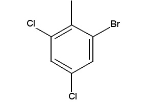 1-BROMO-3,5-DICHLORO-2-METHYLBENZENE structure, CAS 115615-19-5