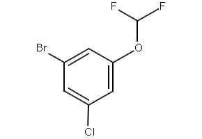 1-BROMO-3-CHLORO-5-(DIFLUOROMETHOXY)BENZENE structure, CAS 1004112-67-7