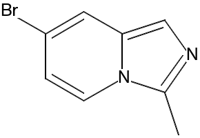 1-BROMO-3-METHYLIMIDAZO[1,5-A]PYRIDINE structure, CAS 61254-44-2