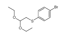 1-BROMO-4-[(2,2-DIETHOXYETHYL)THIO]BENZENE structure, CAS 96804-05-6