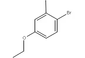 1-BROMO-4-ETHOXY-2-METHYLBENZENE structure, CAS 68155-69-1