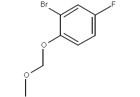1-BROMO-4-FLUORO-2-(METHOXYMETHOXY)BENZENE structure, CAS 162269-78-5