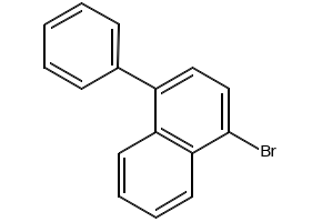 1-BROMO-4-PHENYLNAPHTHALENE structure, CAS 59951-65-4