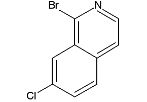 1-BROMO-7-CHLOROISOQUINOLINE structure, CAS 1196155-73-3