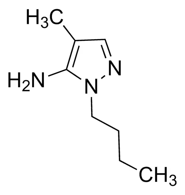 1-BUTYL-4-METHYL-1H-PYRAZOL-5-AMINE structure, CAS 3524-51-4