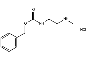 1-CBZ-AMINO-2-METHYLAMINOETHANE HYDROCHLORIDE structure, CAS 277328-34-4