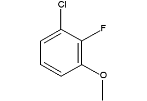 1-CHLORO-2-FLUORO-3-METHOXYBENZENE structure, CAS 261762-56-5