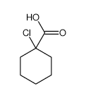 1-CHLOROCYCLOHEXANECARBOXYLIC ACID structure, CAS 25882-61-5