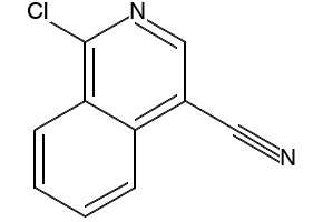 1-CHLOROISOQUINOLINE-4-CARBONITRILE structure, CAS 53491-80-8