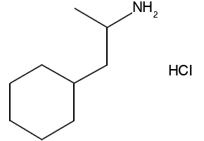 1-CYCLOHEXYLPROPAN-2-AMINE HYDROCHLORIDE structure, CAS 5471-54-5
