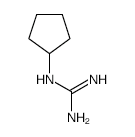 1-CYCLOPENTYLGUANIDINE structure, CAS 45715-47-7