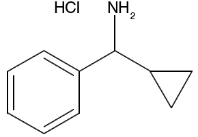 1-CYCLOPROPYL-1-PHENYLMETHANAMINE HYDROCHLORIDE structure, CAS 39959-72-3