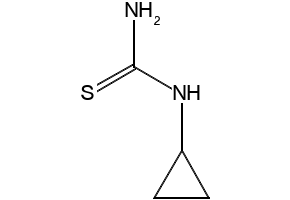 1-CYCLOPROPYLTHIOUREA structure, CAS 56541-14-1