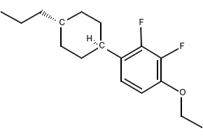 1-ETHOXY-2,3-DIFLUORO-4-((1S,4R)-4-PROPYLCYCLOHEXYL)BENZENE structure, CAS 174350-05-1