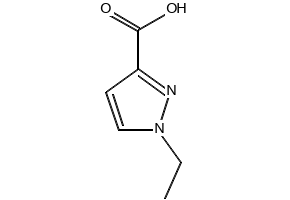 1-ETHYL-1H-PYRAZOLE-3-CARBOXYLIC ACID structure, CAS 400755-44-4