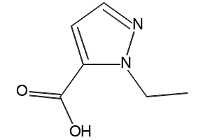 1-ETHYL-1H-PYRAZOLE-5-CARBOXYLIC ACID structure, CAS 400755-43-3