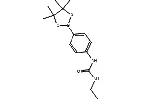 1-ETHYL-3-(4-(4,4,5,5-TETRAMETHYL-1,3,2-DIOXABOROLAN-2-YL)PHENYL)UREA structure, CAS 874291-00-6