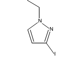 1-ETHYL-3-IODO-1H-PYRAZOLE structure, CAS 1202781-34-7