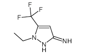 1-ETHYL-5-(TRIFLUOROMETHYL)-1H-PYRAZOL-3-AMINE structure, CAS 1169994-43-7