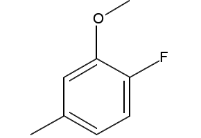 1-FLUORO-2-METHOXY-4-METHYLBENZENE structure, CAS 63762-78-7